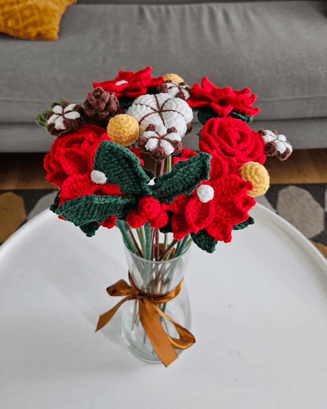 Bouquet de Noël (16 fleurs)