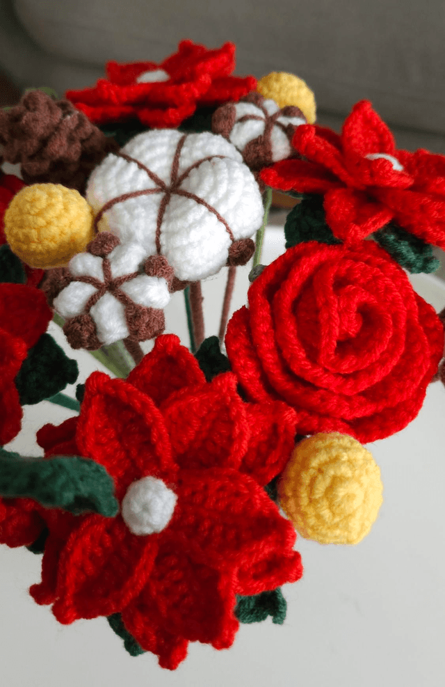 Bouquet de Noël (16 fleurs)