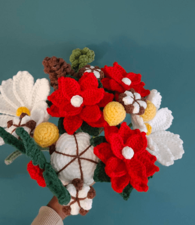 Bouquet de Noël (16 fleurs)