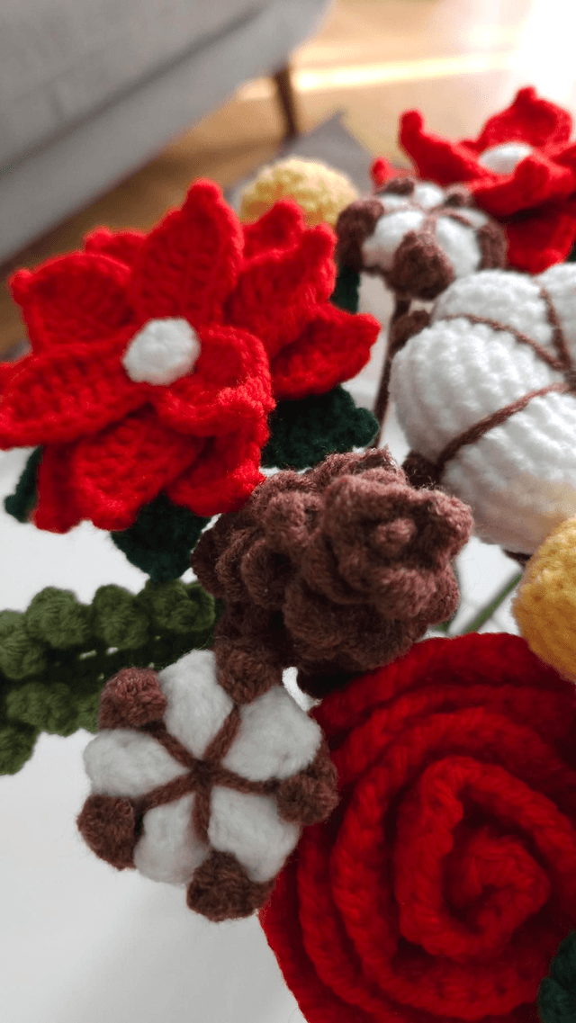 Bouquet de Noël (16 fleurs)