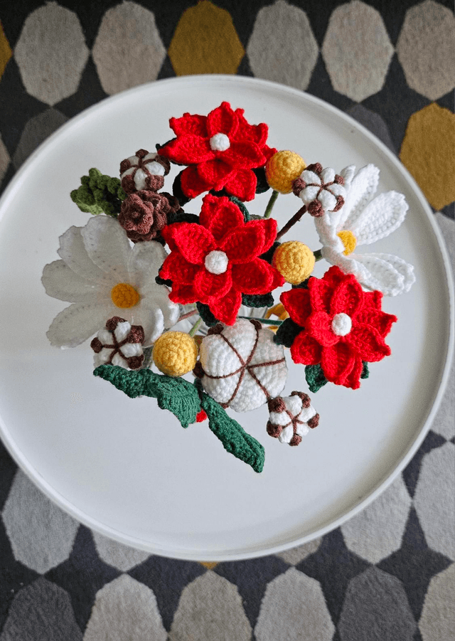 Bouquet de Noël (16 fleurs)